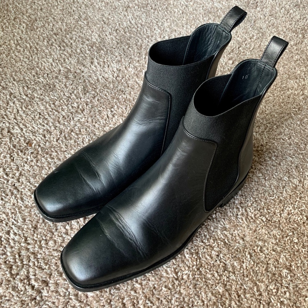 Everlane Chelsea Ankle Boots Black Size 10